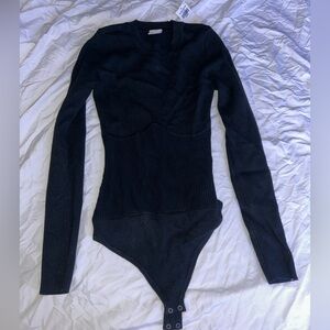 NWT Abercrombie black bodysuit size xs